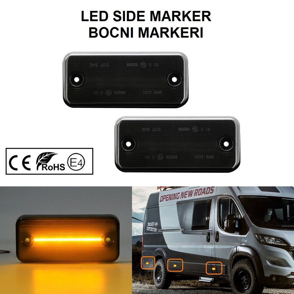 LED SIJALICE, BOCNI GABARITI - FIAT 172404 Beograd Zemun